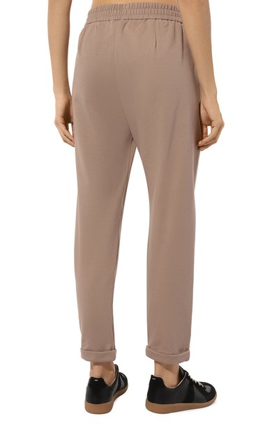 Хлопковые брюки BRUNELLO CUCINELLI темно-бежевого цвета по цене 85900 руб., арт. MH827SA399, фото 4 Хлопковые брюки BRUNELLO CUCINELLI, арт. MH827SA399, фото 4