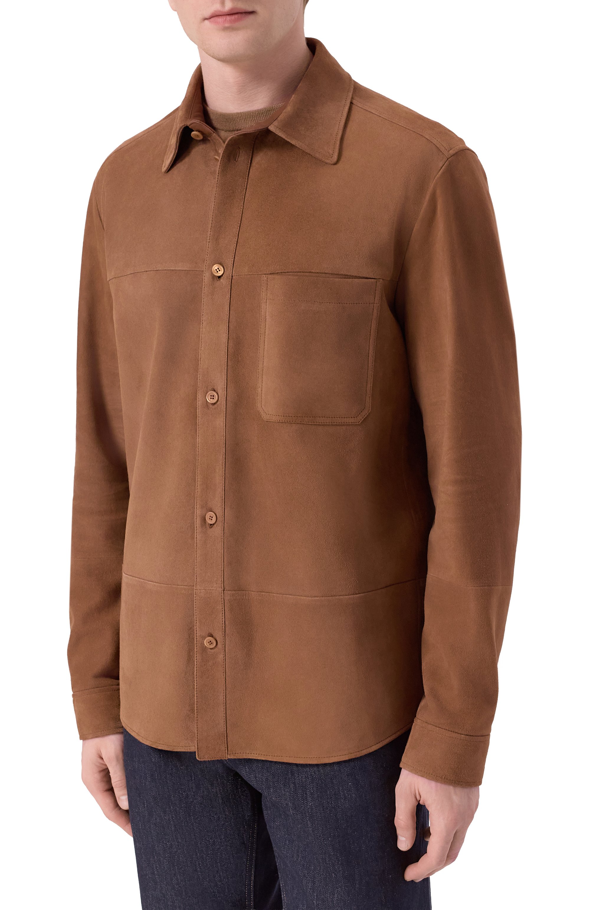 Замшевая куртка-ру�башка STEFANO RICCI, арт. M7J5100281/SUESN4, фото 3