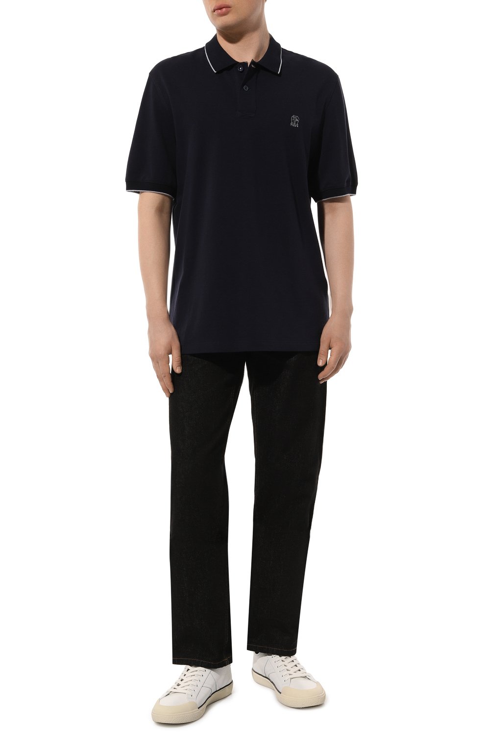 Хлопковое поло BRUNELLO CUCINELLI, арт. ME8549779G, фото 2