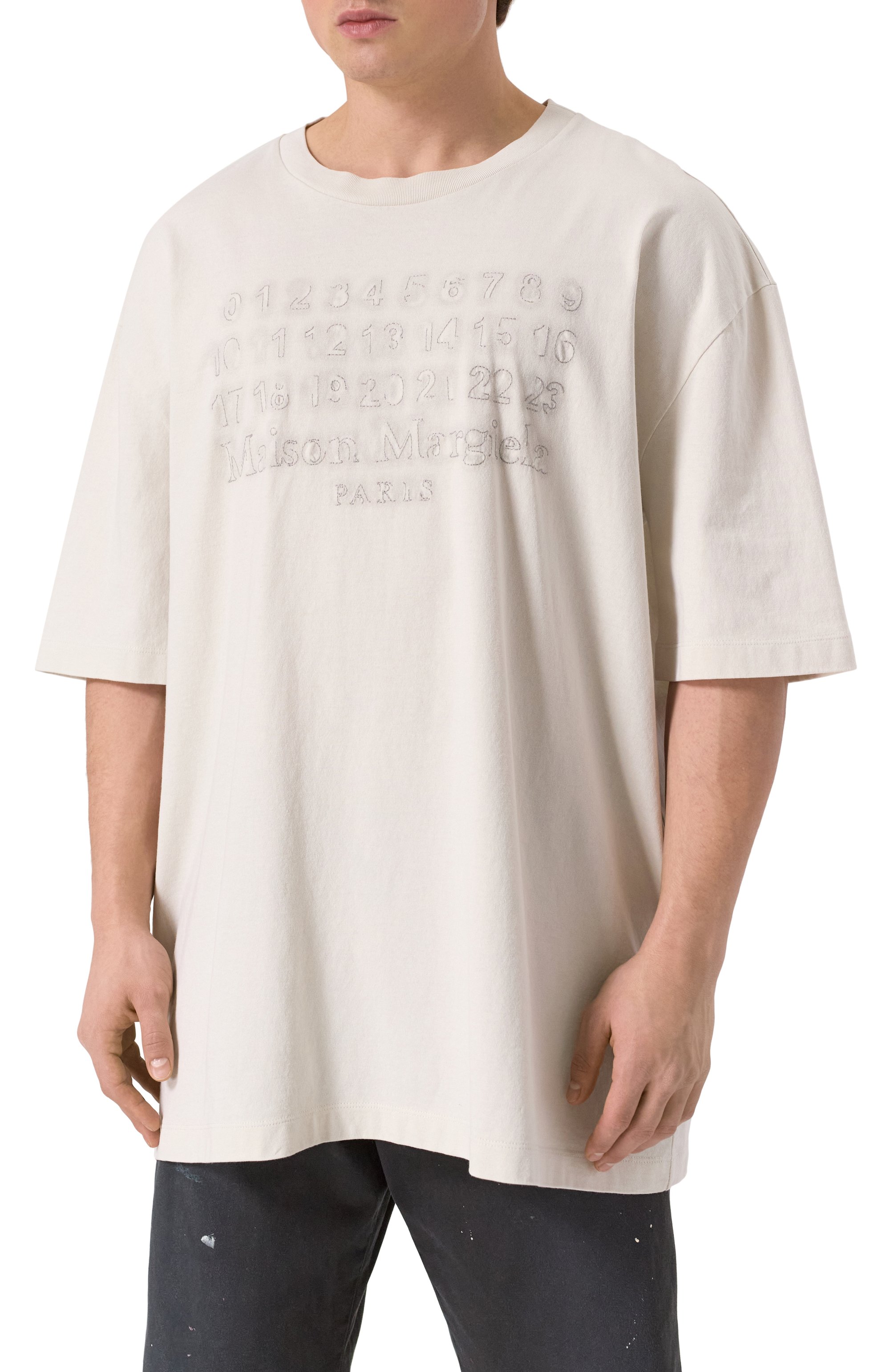 Хлопковая футболка MAISON MARGIELA, арт. S50GC0705/S24567, фото 3