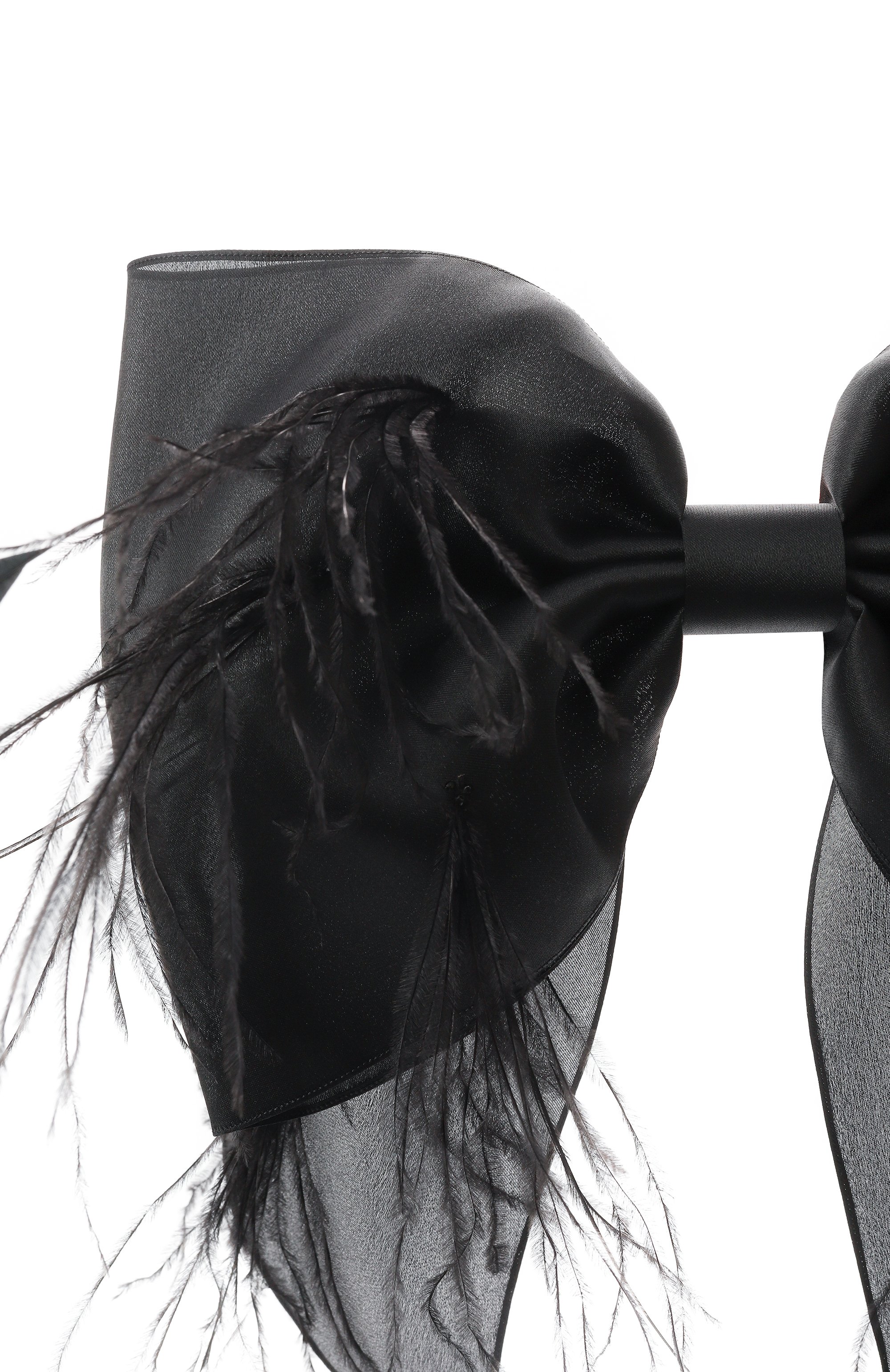 Бант PANFIL черного цвета по цене 25000 руб., арт. 0-X0-PLUM, фото 4 Бант PANFIL, арт. 0-X0-PLUM, фото 4