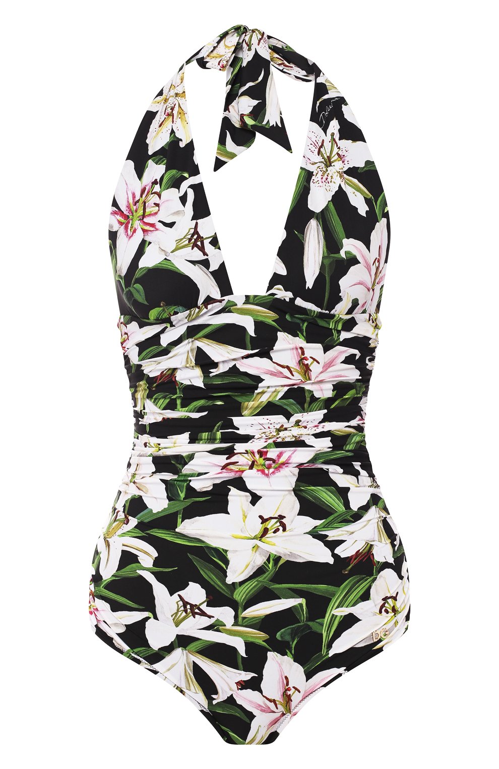 Слитный купальник DOLCE & GABBANA черного цвета по цене 76300 руб., арт. 09A06J/FSGQR, фото 1 Слитный купальник DOLCE & GABBANA, арт. 09A06J/FSGQR, фото 1
