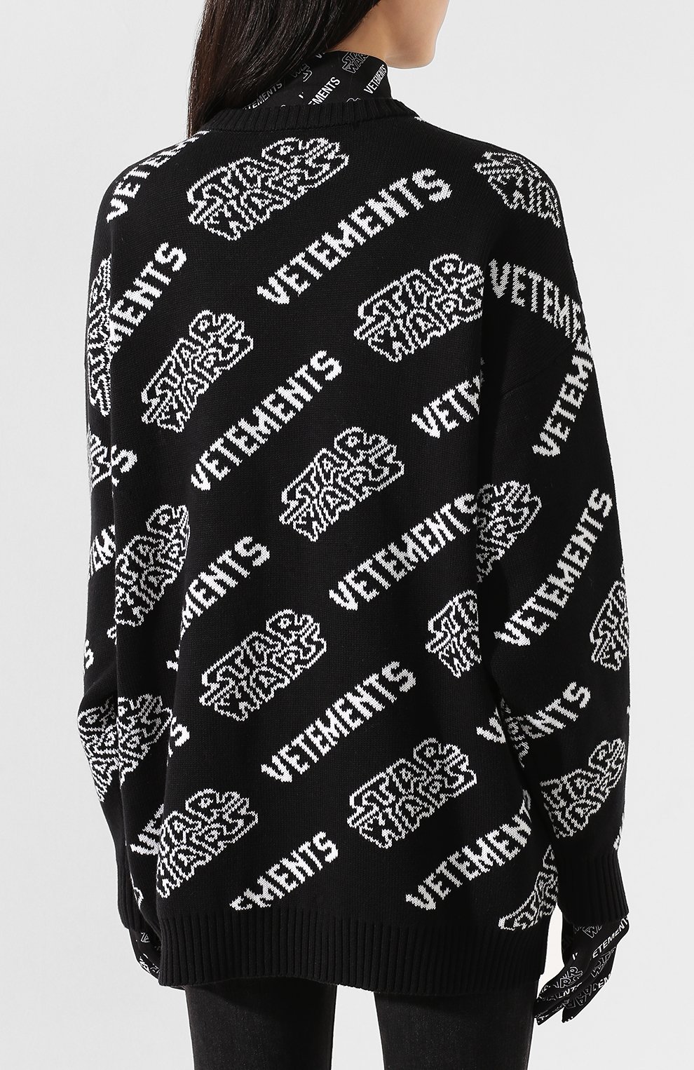 Хлопковый свитер star wars x vetements VETEMENTS, арт. USW21KN029 1003/W, фото 4