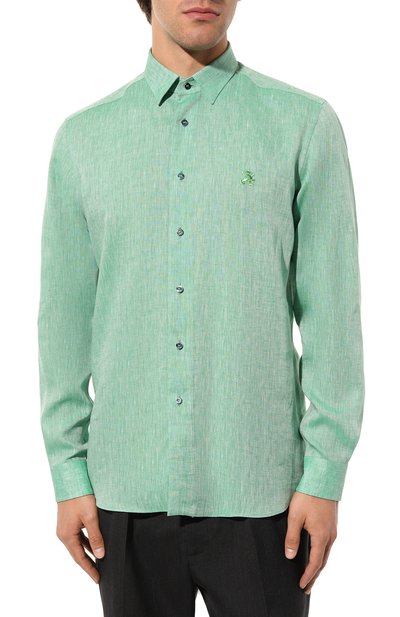 Льняная рубашка ZILLI, арт. MFZ-13091-352230/0003, фото 3