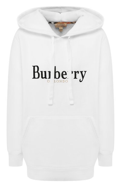 Женский хлопковое худи BURBERRY, арт. 8004803