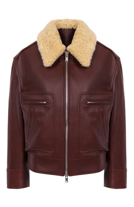 Женская кожаная куртка BOTTEGA VENETA, арт. 832380/V5MF0