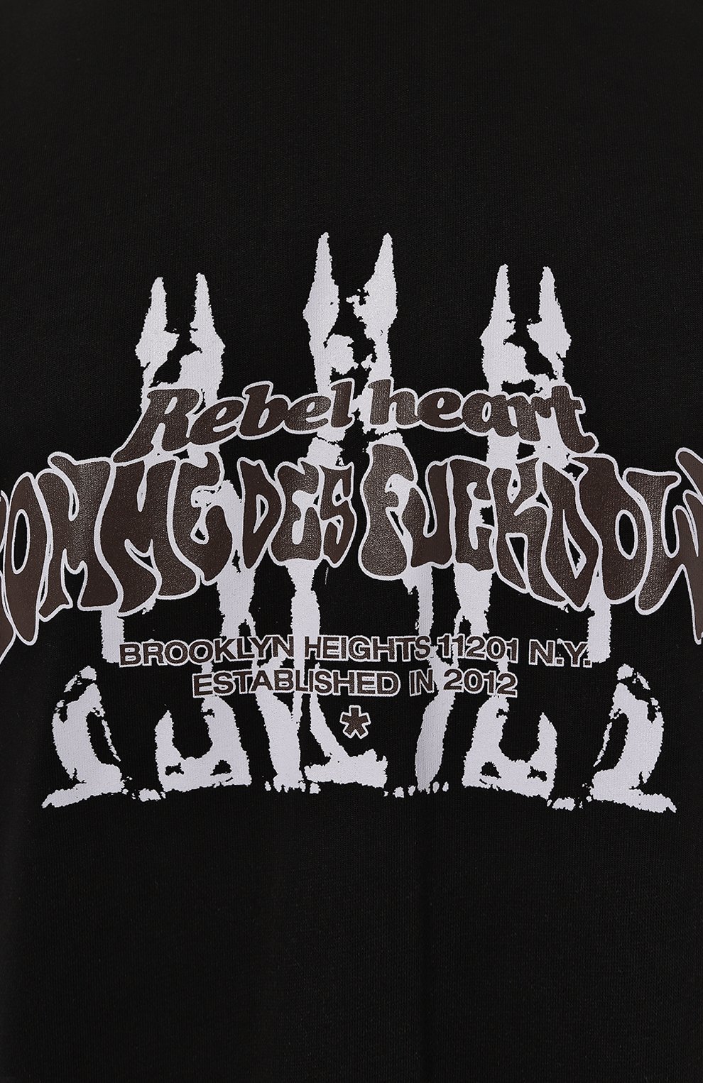 Хлопковая футболка COMME DES FUCKDOWN, арт. CFABM01387, фото 5