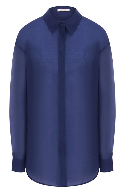 Женская рубашка из хлопка и шелка 12 STOREEZ, арт. 126445