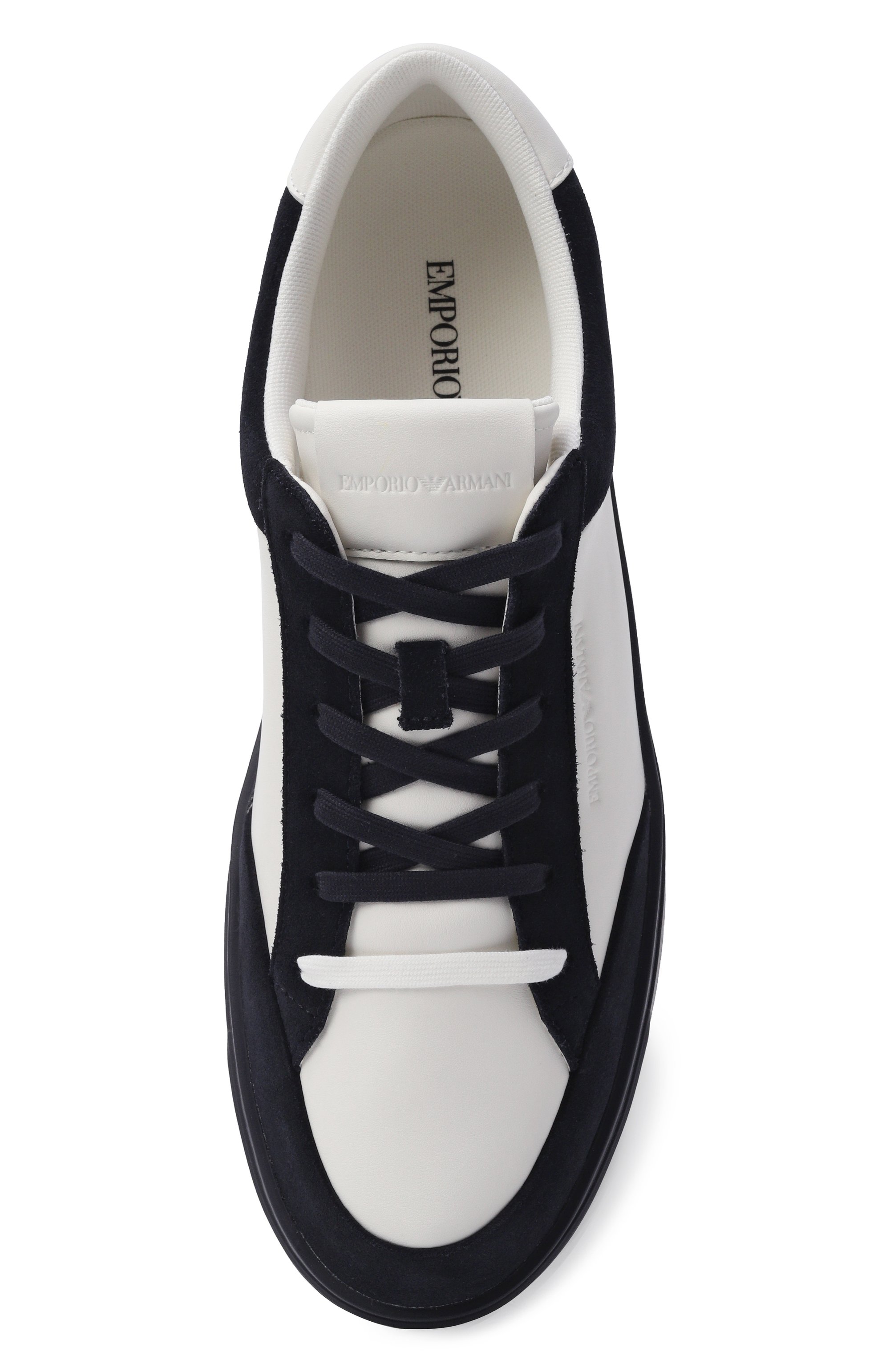 Кожаные кеды EMPORIO ARMANI, арт. EM004784/AF23198, фото 5