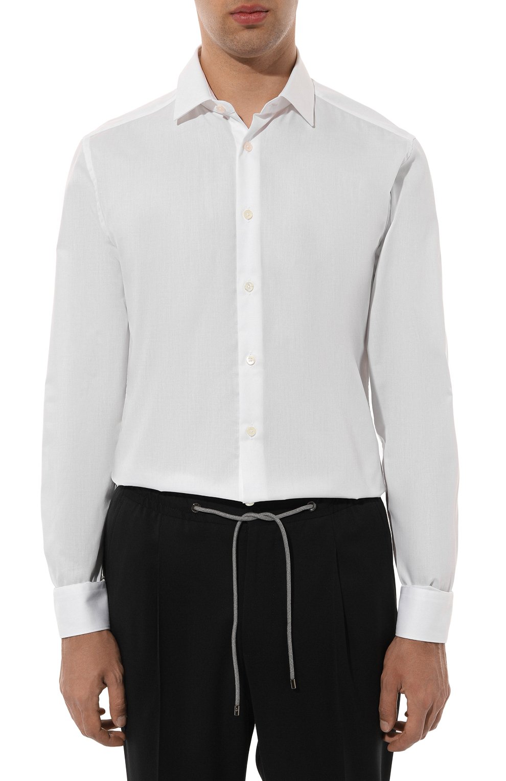 Хлопковая сорочка CORNELIANI, арт. 94P010-9411409, фото 4