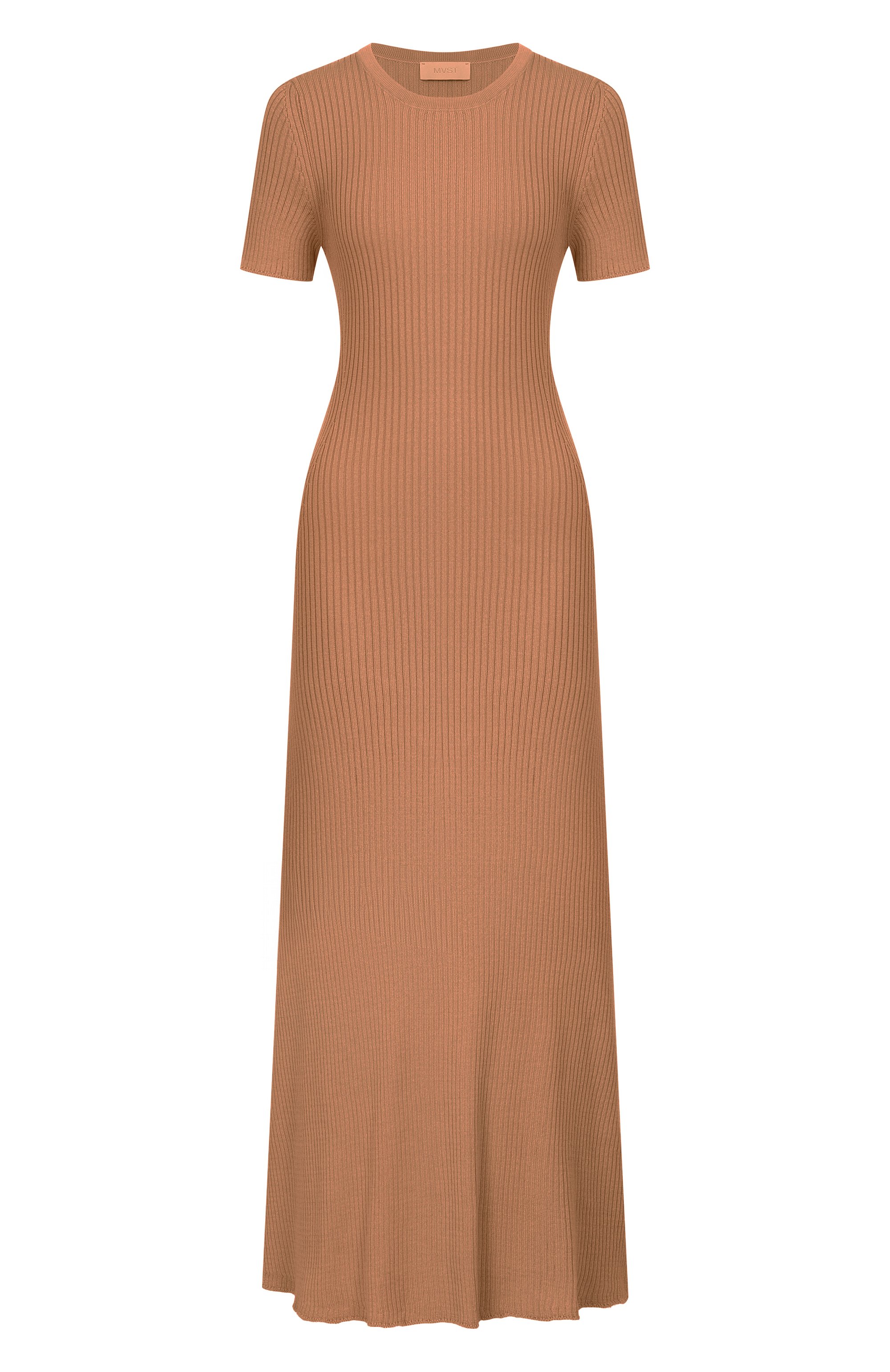 Хлопковое платье MVST бежевого цвета по цене 128500 руб., арт. M26.CSW.K430/GIZA, фото 1 Хлопковое платье MVST, арт. M26.CSW.K430/GIZA, фото 1