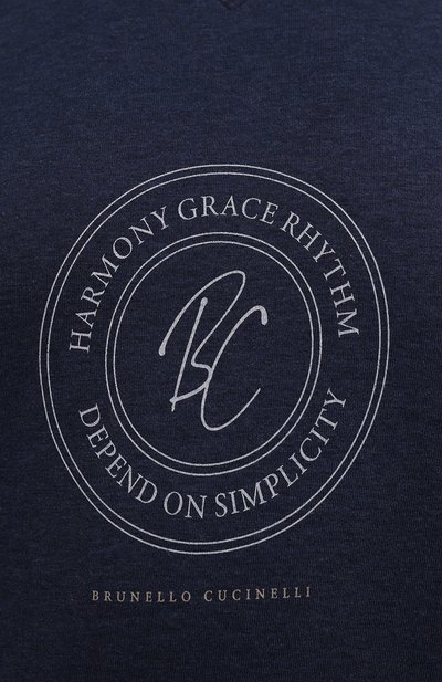 Хлопковый свитшот BRUNELLO CUCINELLI, арт. M0T353420W, фото 5