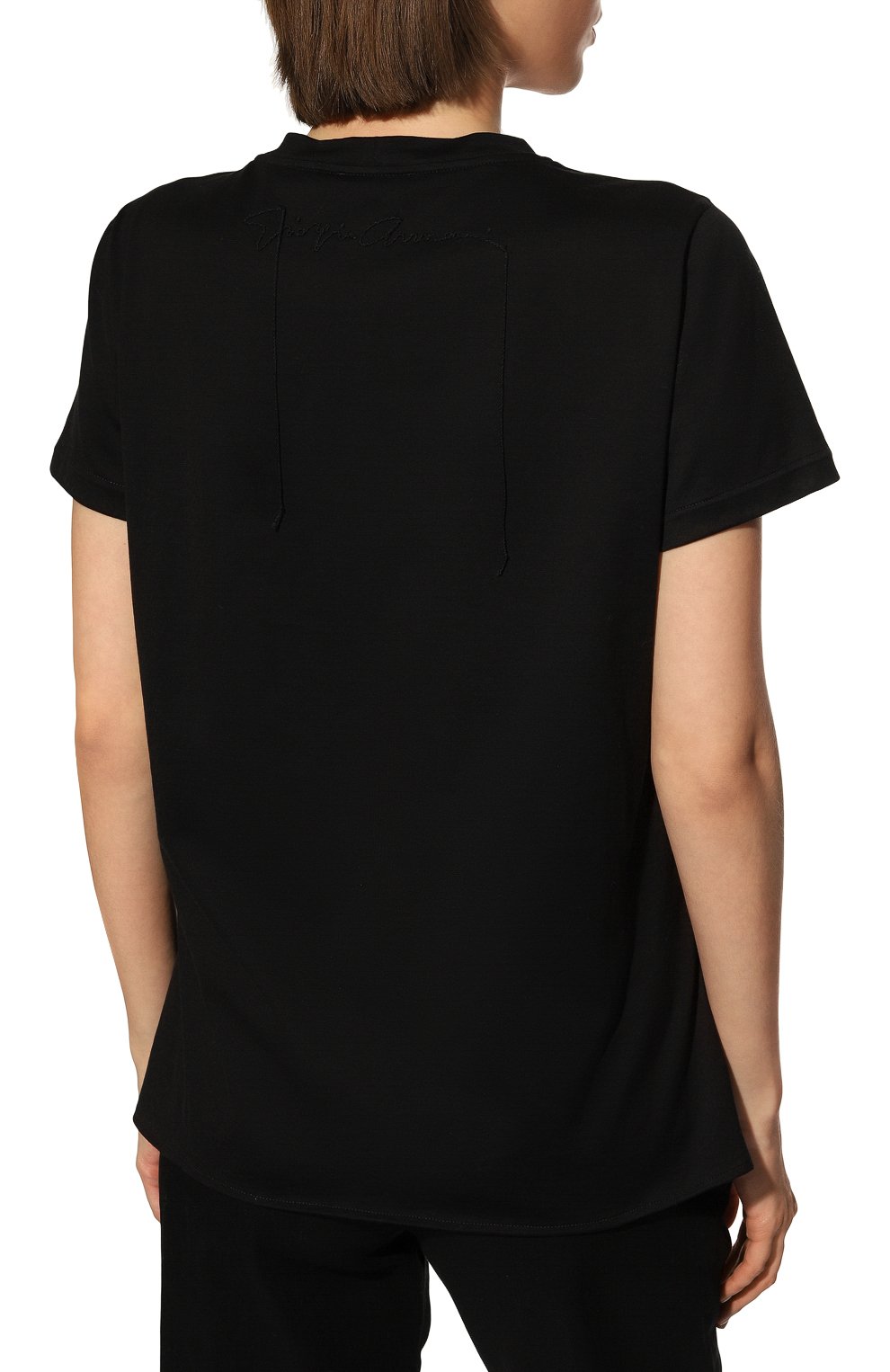 Хлопковая футболка GIORGIO ARMANI, арт. 3KAM91/AJEJZ, фото 4