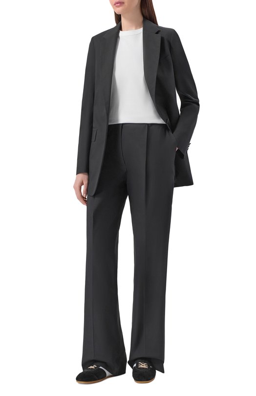 Замшевые кеды Dries Van Noten 011722/0126 Чёрно-белый  011722/0126 Фото 3