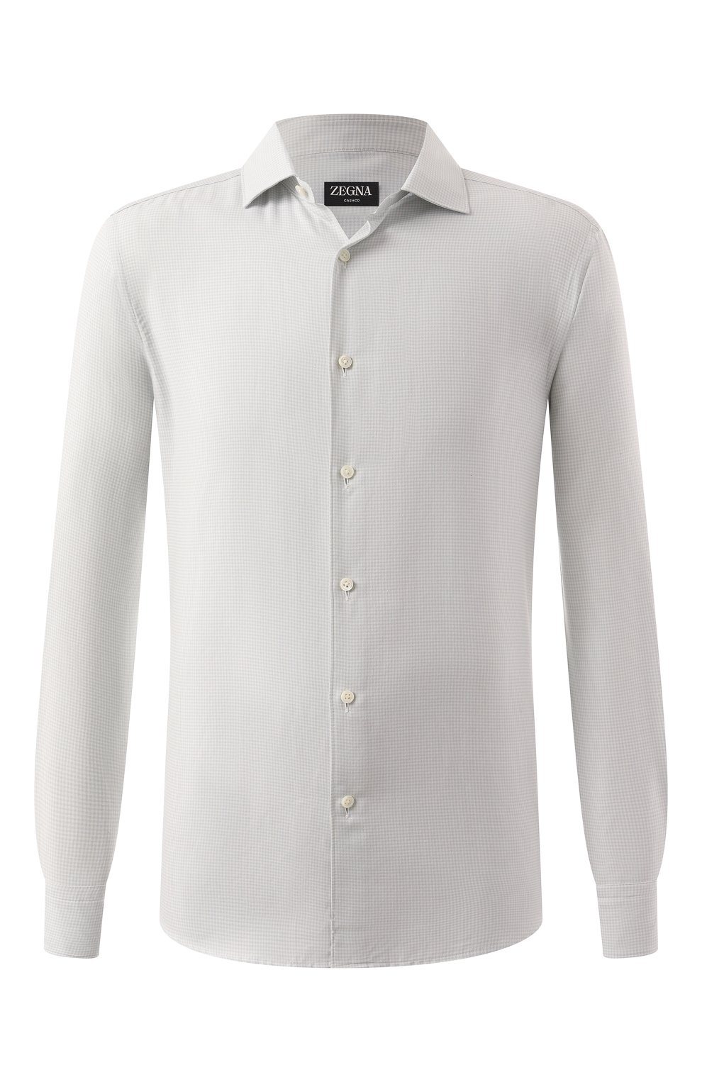 Рубашка из хлопка и кашемира ZEGNA, арт. SRF5/UEX45A8, фото 1