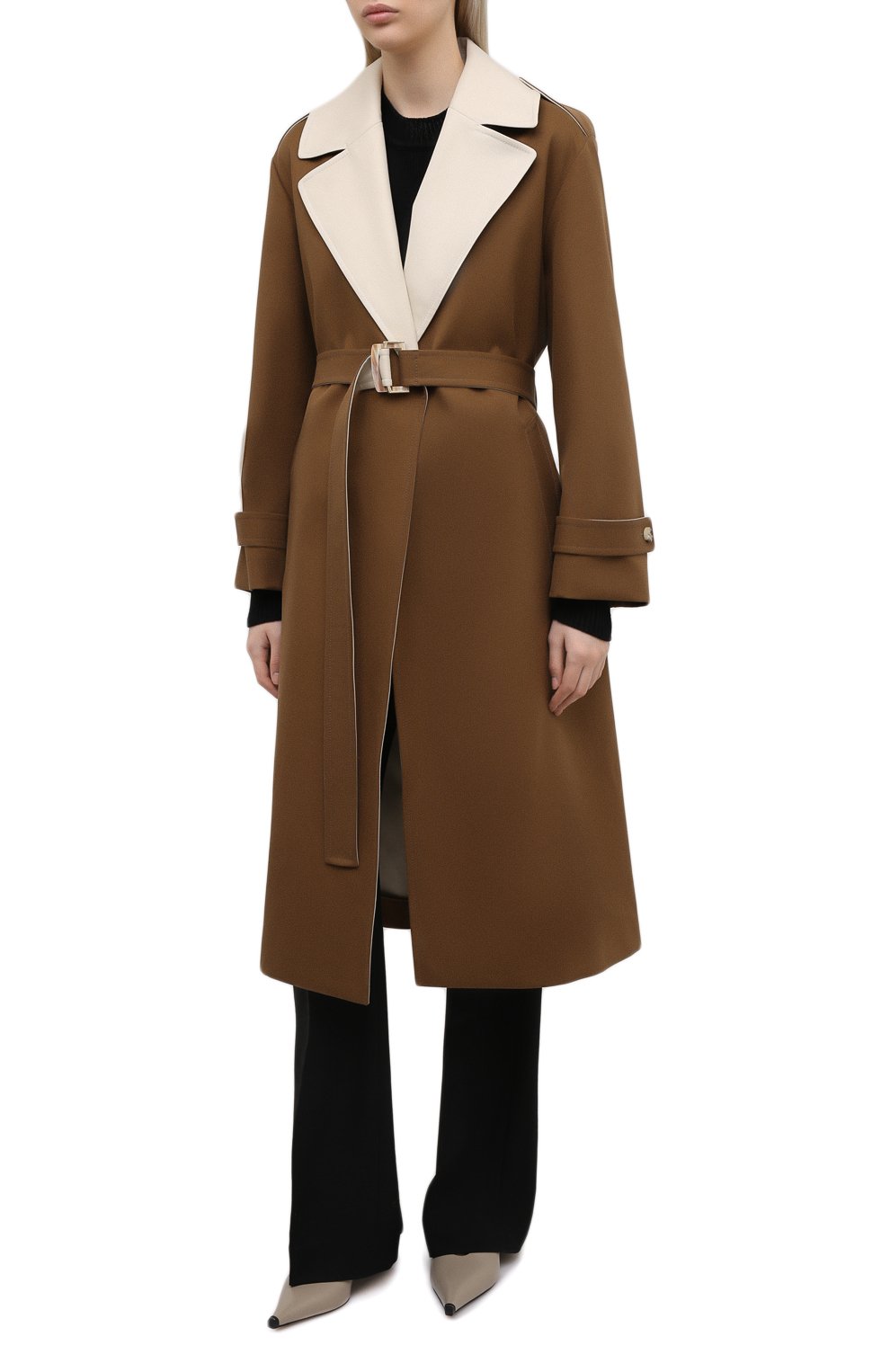 Хлопковый тренч LORO PIANA коричневого цвета по цене 330000 руб., арт. FAL5617, фото 3 Хлопковый тренч LORO PIANA, арт. FAL5617, фото 3