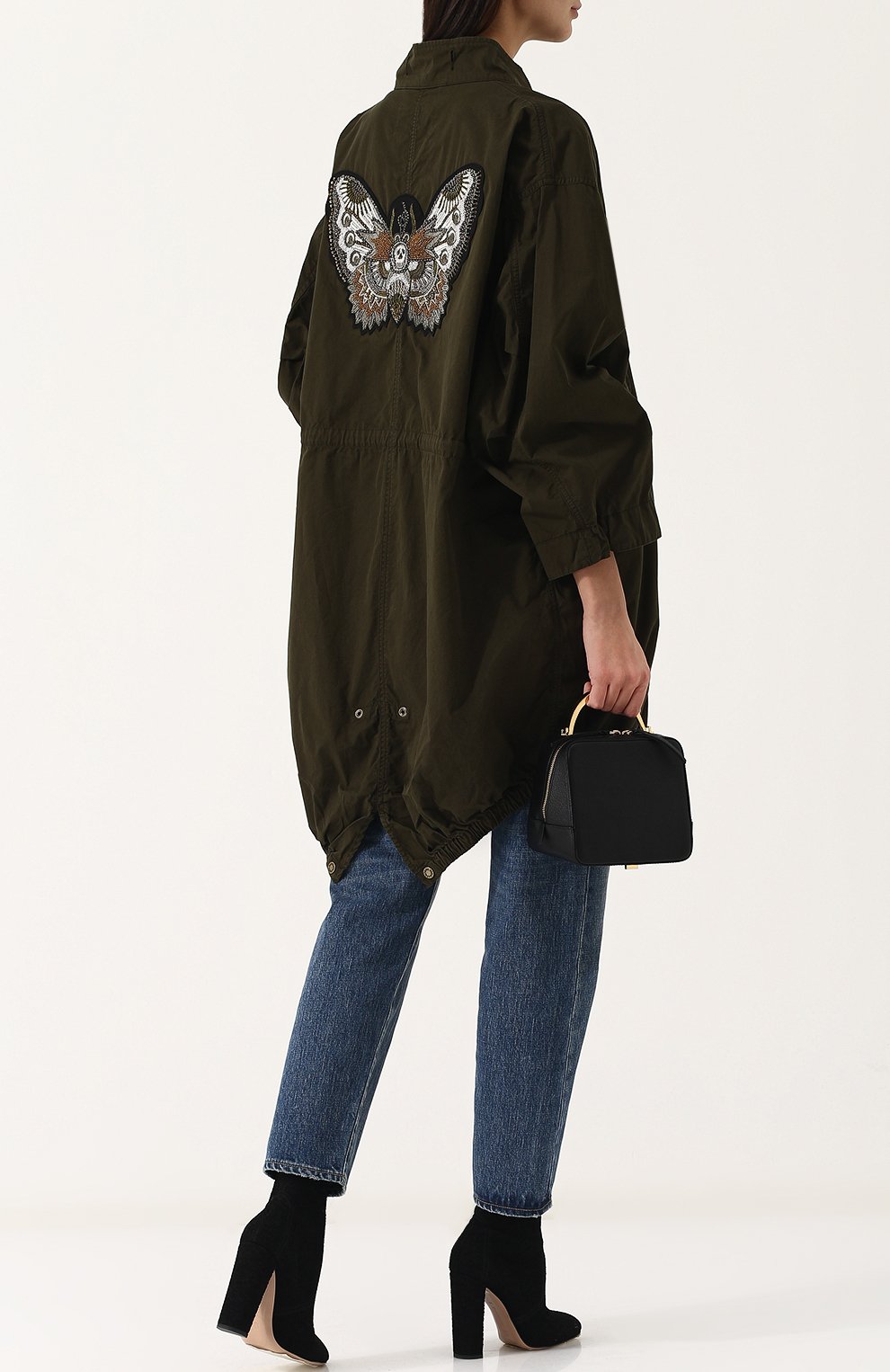 Хлопковая парка свободного кроя с декорированной спинкой ZADIG AND VOLTAIRE, арт. SGC02905F, фото 2