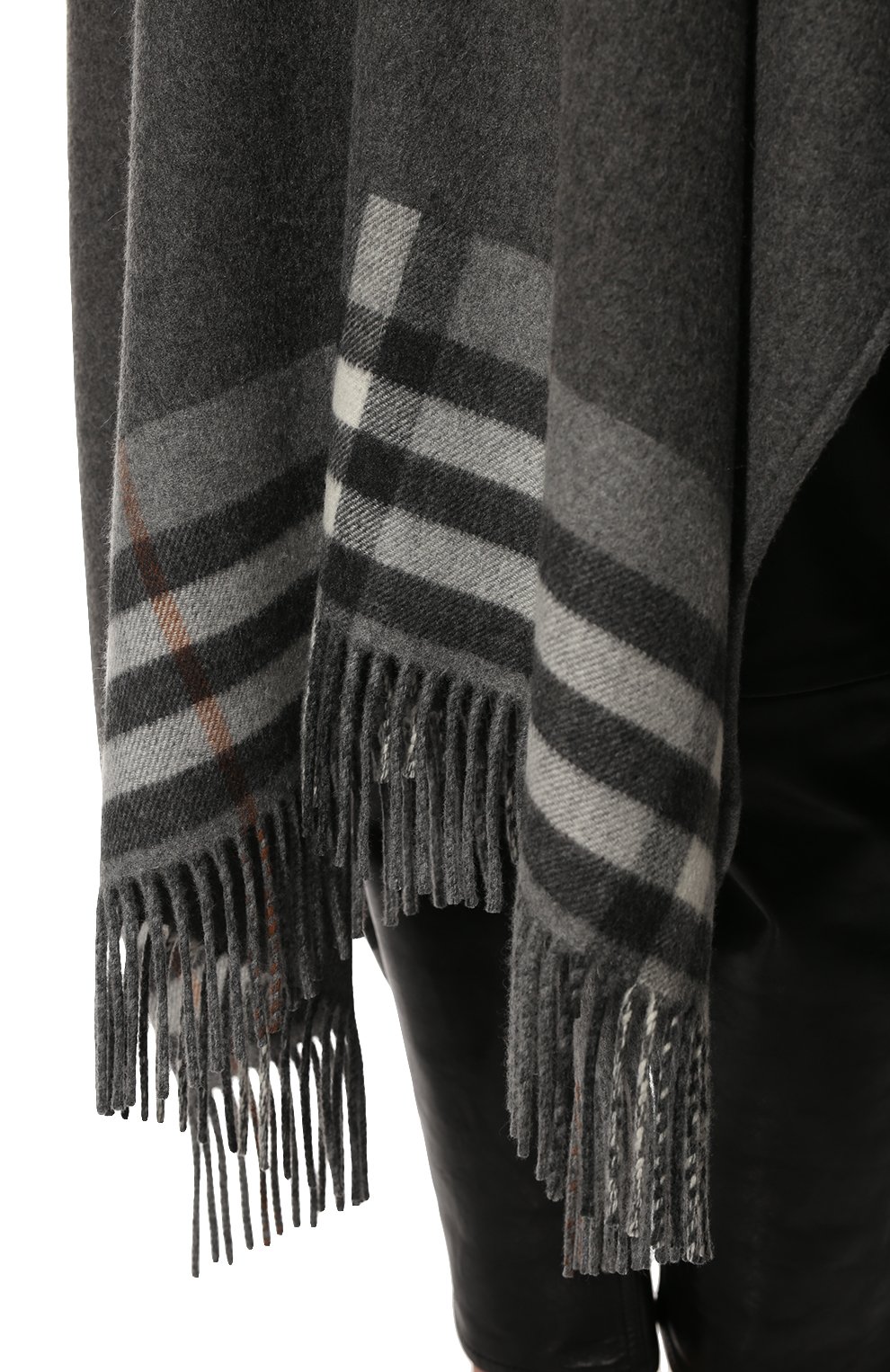 Накидка из смеси шерсти и кашемира BURBERRY, арт. 8047594, фото 5