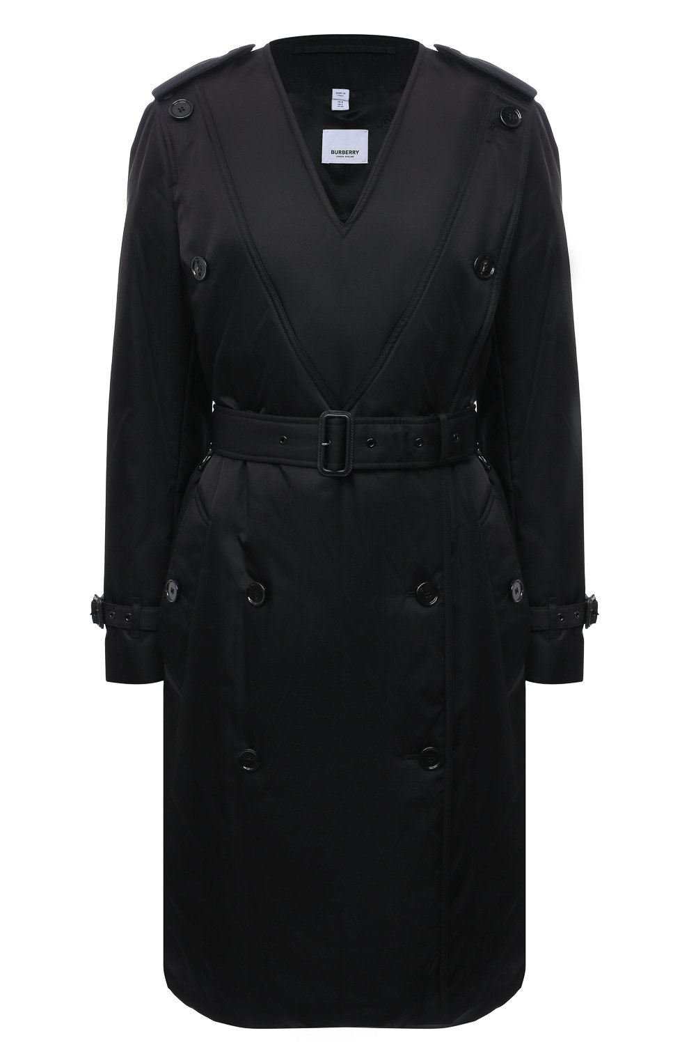 Пальто BURBERRY черного цвета по цене 284000 руб., арт. 8046667, фото 1 Пальто BURBERRY, арт. 8046667, фото 1