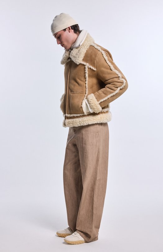 Комбинированные кроссовки Moon Jil Sander J32WS0056/P6456 Кремовый  J32WS0056/P6456 Фото 7