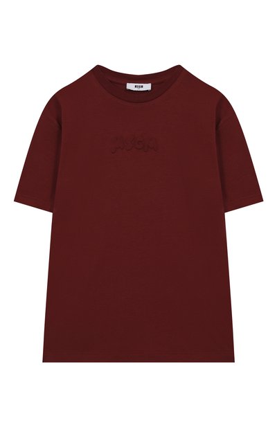 Хлопковая футболка MSGM KIDS, арт. F5MSJUTH009
