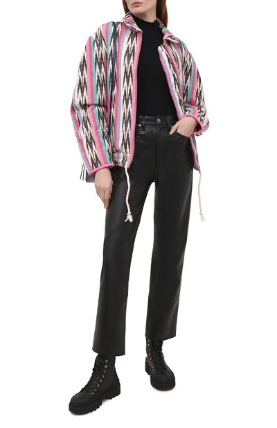 Хлопковая куртка ISABEL MARANT ETOILE разноцветного цвета по цене 55800 руб., арт. VE1525-21P010E/IAUSTEY, фото 2 Хлопковая куртка ISABEL MARANT ETOILE, арт. VE1525-21P010E/IAUSTEY, фото 2