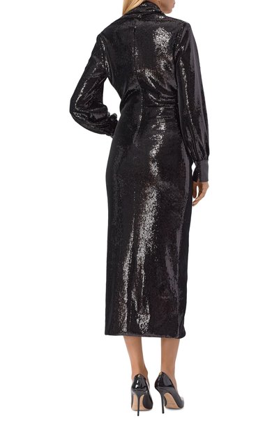 Платье с отделкой пайетками KITON, арт. D60316K0518G01, фото 4