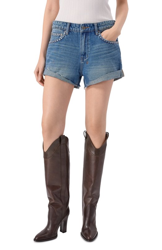 Джинсовые шорты Ksubi WFA25WA009 Синий  WFA25WA009 Фото 3