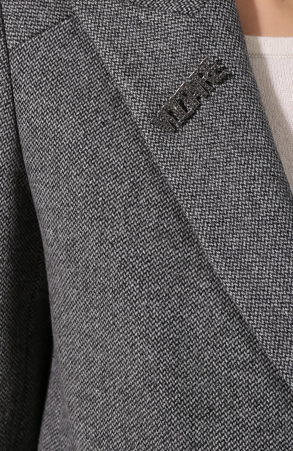 Пальто ZADIG AND VOLTAIRE серого цвета по цене 54250 руб., арт. WHCL0605F, фото 5 Пальто ZADIG AND VOLTAIRE, арт. WHCL0605F, фото 5