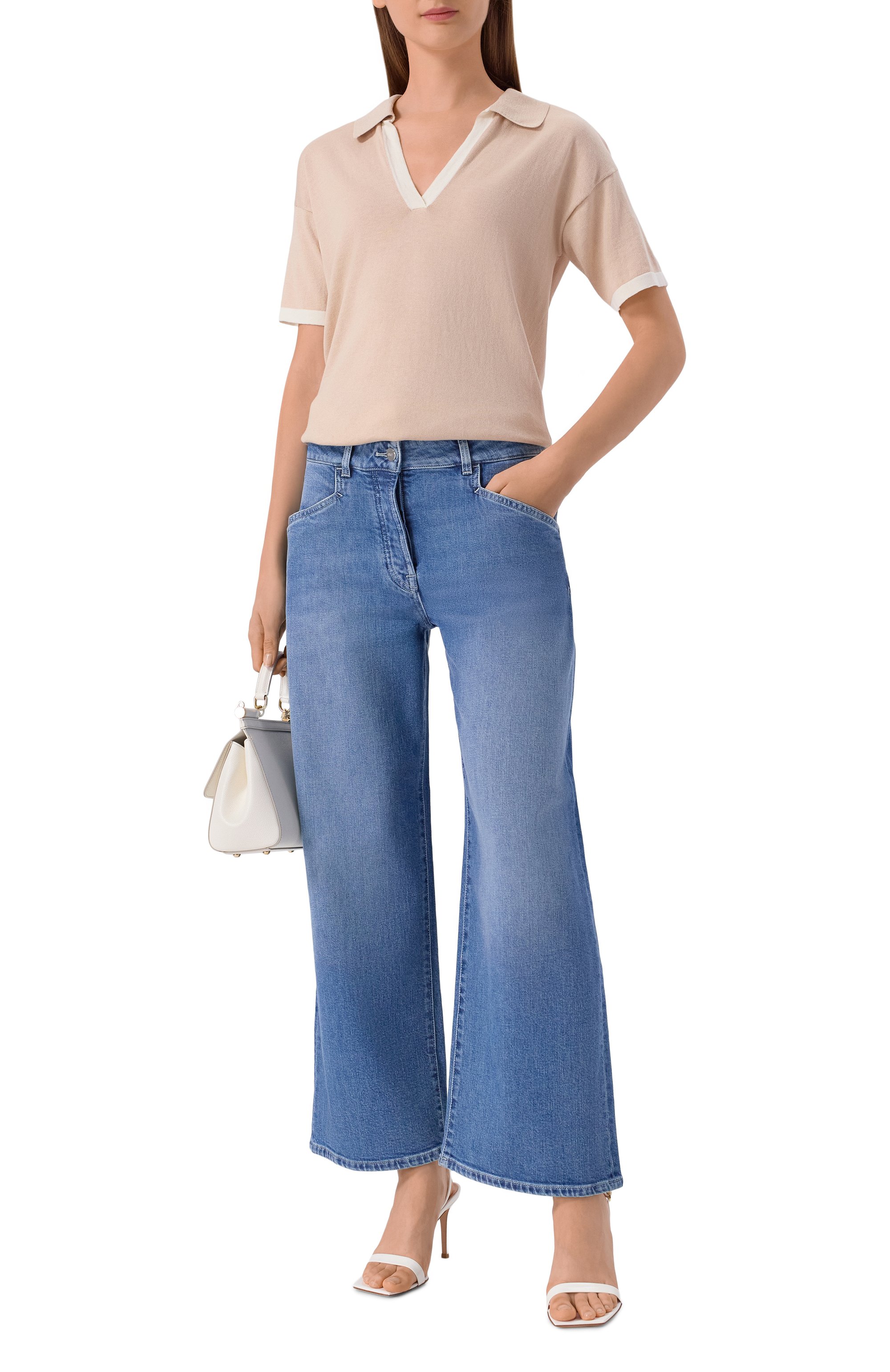 Поло из шелка и хлопка MVST, арт. WS61-612MU, фото 2