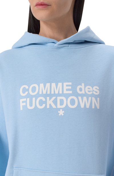 Хлопковое худи COMME DES FUCKDOWN, арт. CFABW01205, фото 5