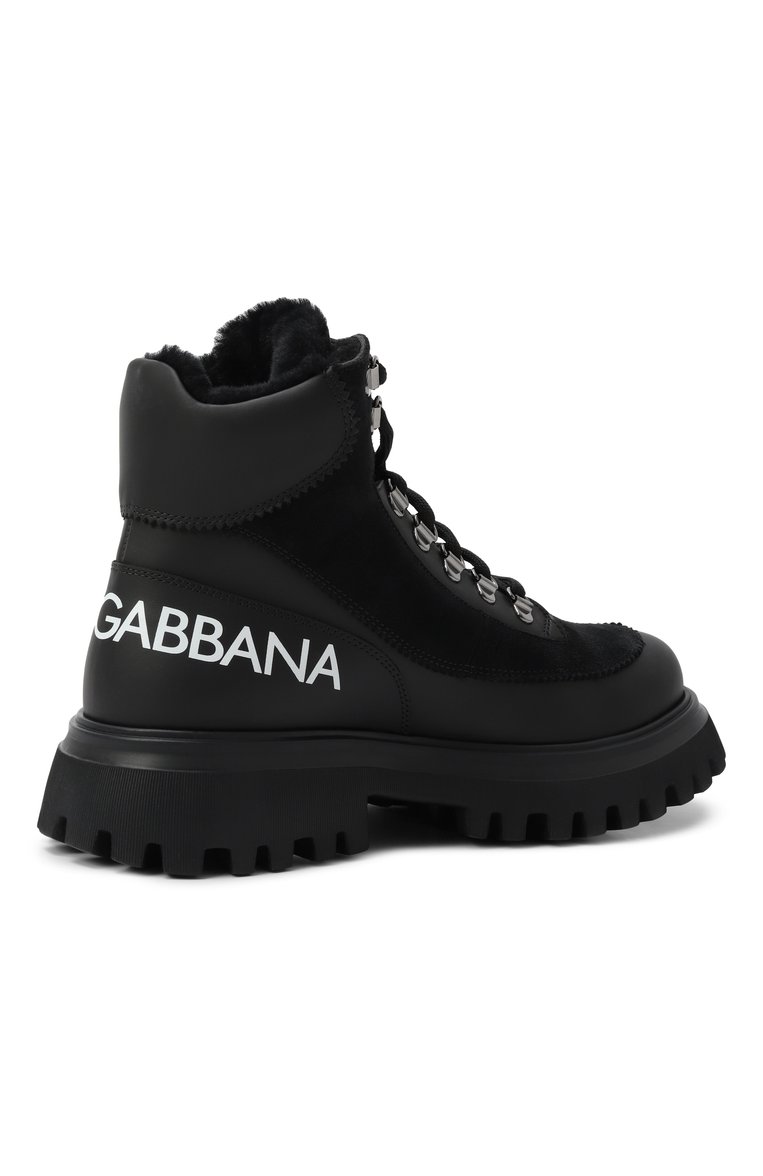 Кожаные ботинки DOLCE & GABBANA, арт. DA5177/AL696/37-38, фото 1