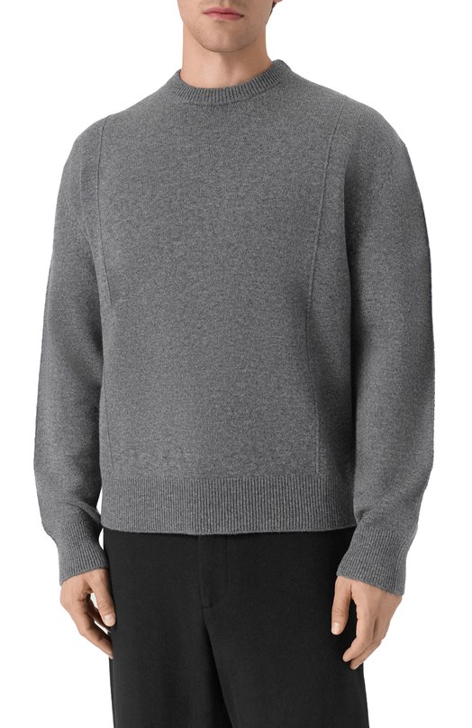 Свитер из шерсти и кашемира Jil Sander J21GP0194/J14818 Серый  J21GP0194/J14818 Фото 3