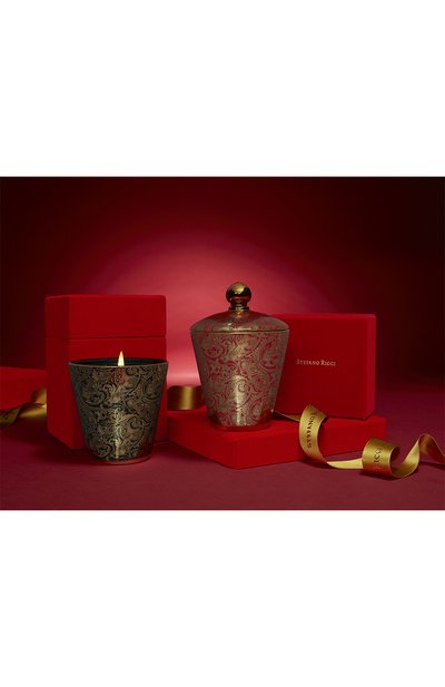 Подсвечник с крышкой red fine paisley STEFANO RICCI, арт. 0ACAN002/VELIN6, фото 3