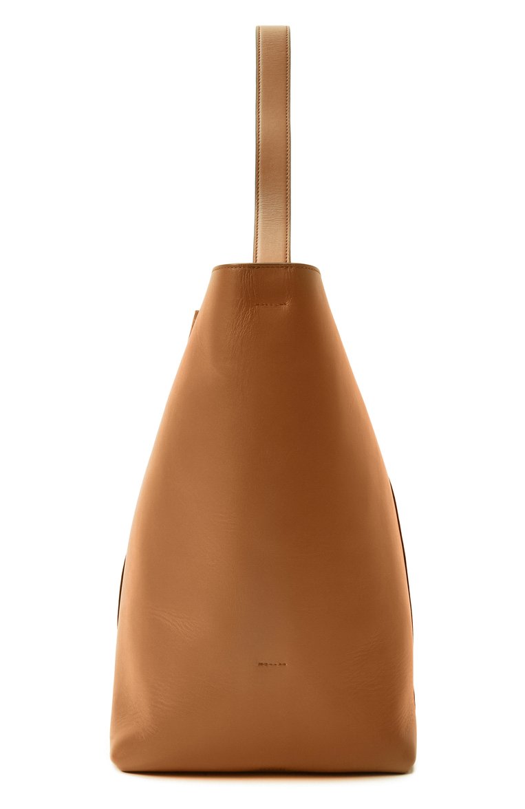 Женская сумка-тоут jwa corner JW ANDERSON коричневого цвета, арт. HB0636 LA0342 | Фото 4 (Размер: large; Материал: Натуральная кожа)