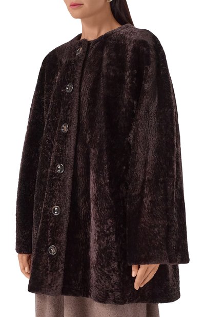 Дубленка из овчины MANZONI24, арт. 25M1594-S23NL8D/48, фото 3