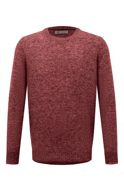 Мужской свитер из шерсти и хлопка BRUNELLO CUCINELLI, арт. MS070B2214