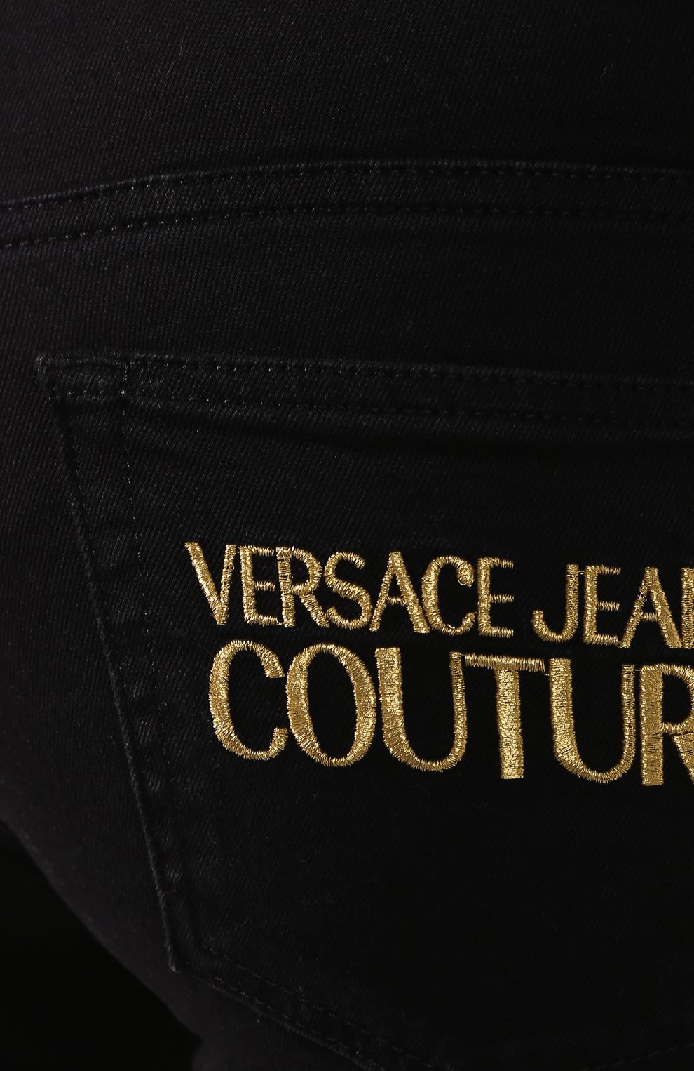 Джинсы VERSACE JEANS COUTURE черного цвета по цене 18400 руб., арт. A1HVB0K4-VDM500 4/60366, фото 5 Джинсы VERSACE JEANS COUTURE, арт. A1HVB0K4-VDM500 4/60366, фото 5