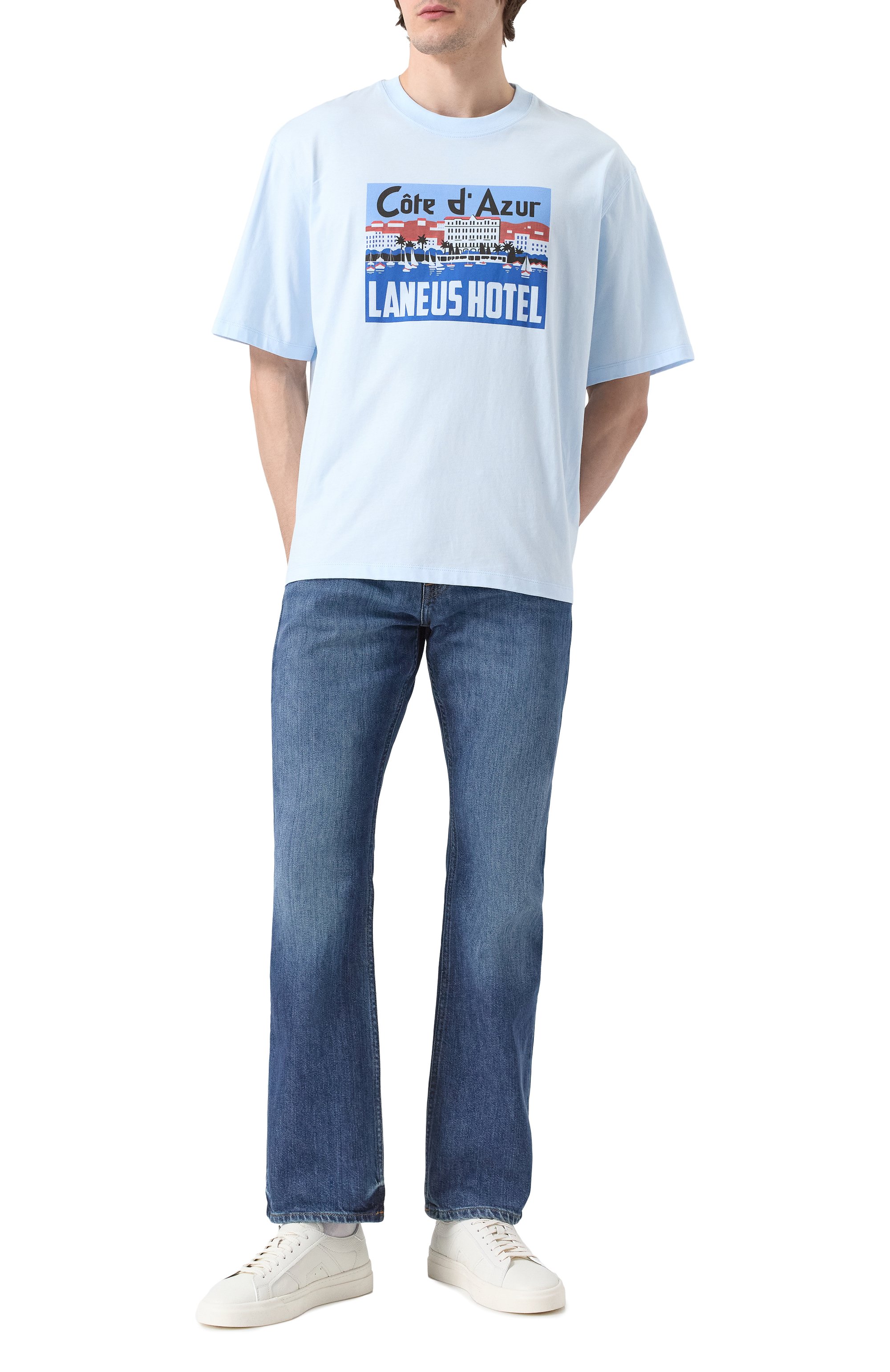 Хлопковая футболка LANEUS, арт. S5LAUATH100, фото 2