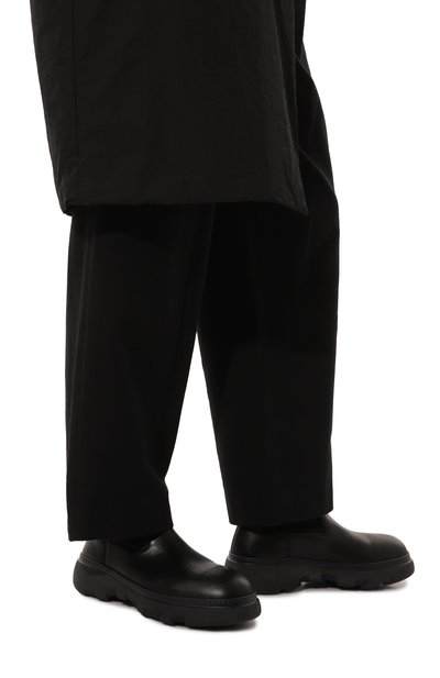 Кожаные челси creeper BURBERRY, арт. 8092588, фото 3