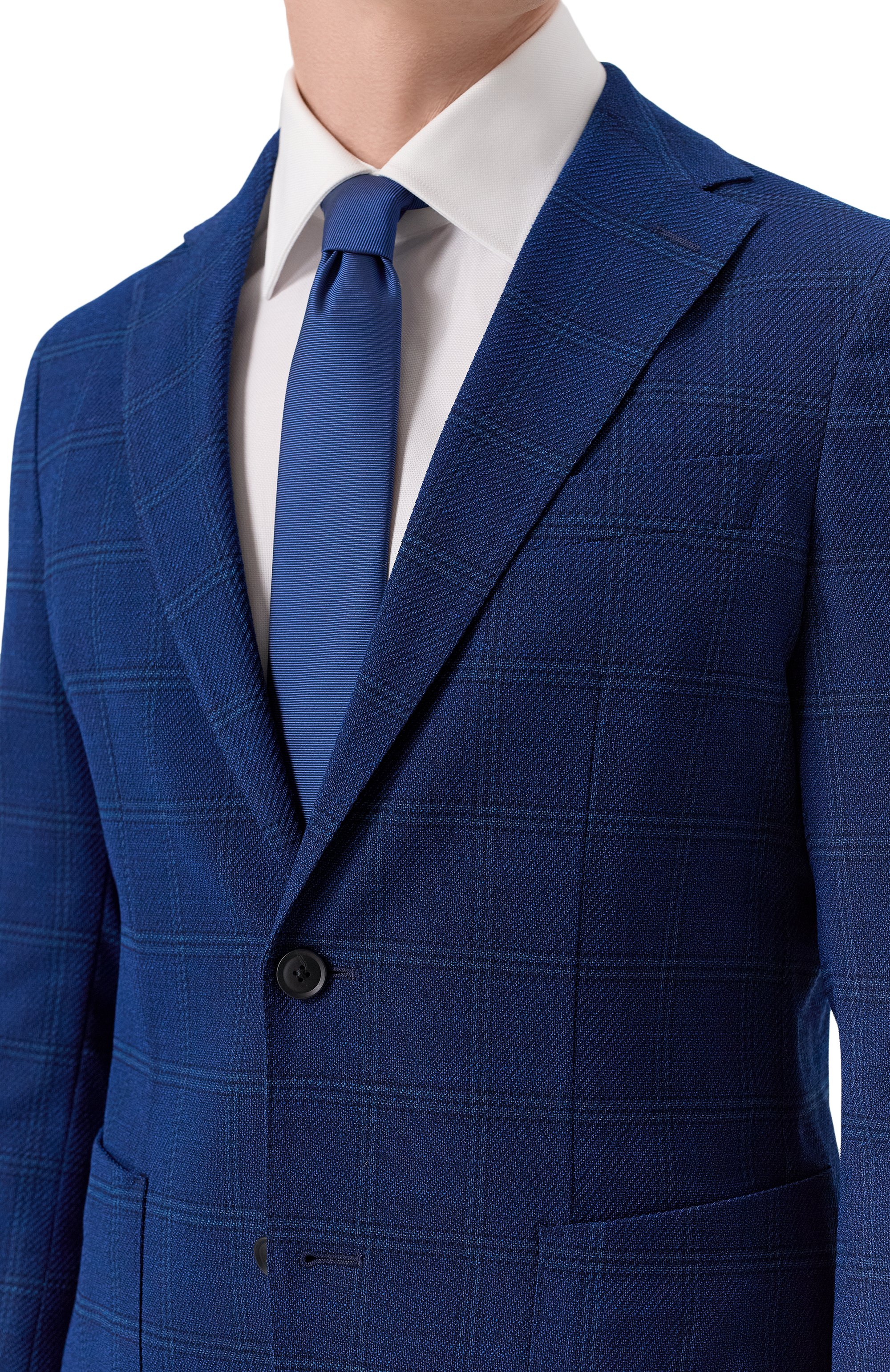 Пиджак из шерсти и хлопка BOSS, арт. 50545840, фото 7