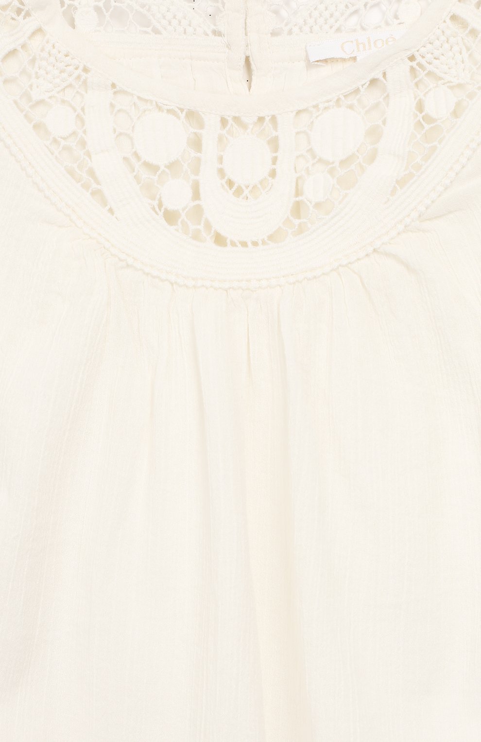 Хлопковое платье CHLOÉ, арт. C12724/6A-12A, фото 3
