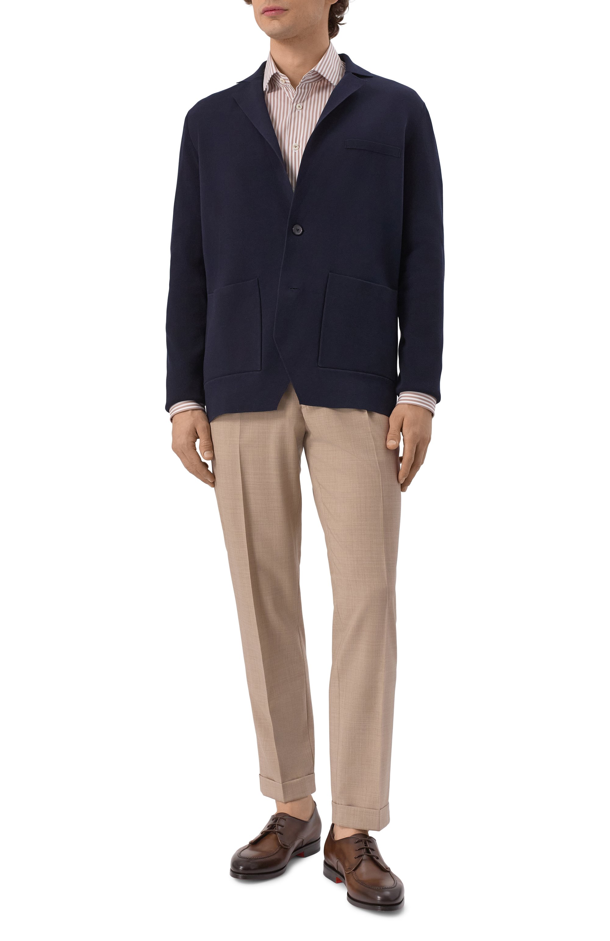 Кожаные дерби colin SANTONI, арт. MCCG19005SA1SLAS, фото 2