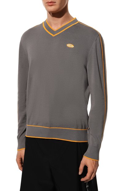 Хлопковый пуловер DIESEL, арт. A06738/0LFAM, фото 3