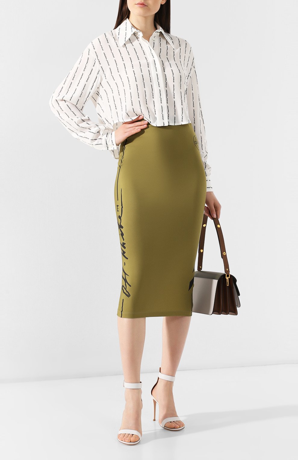 Юбка-карандаш OFF-WHITE, арт. 0WCC065S19E020774310, фото 2