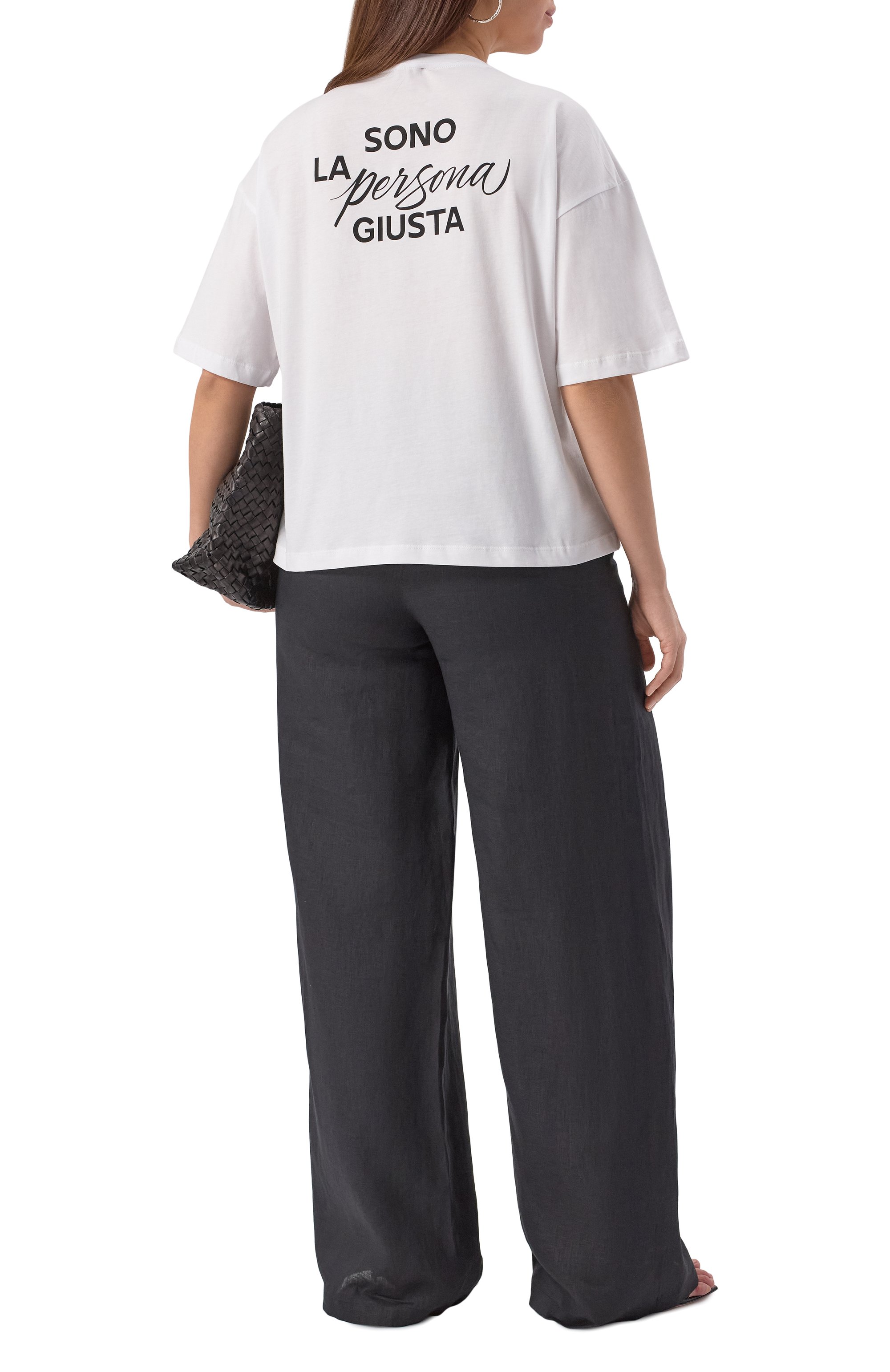 Хлопковая футболка PERSONA BY MARINA RINALDI, арт. PALPITI, фото 2