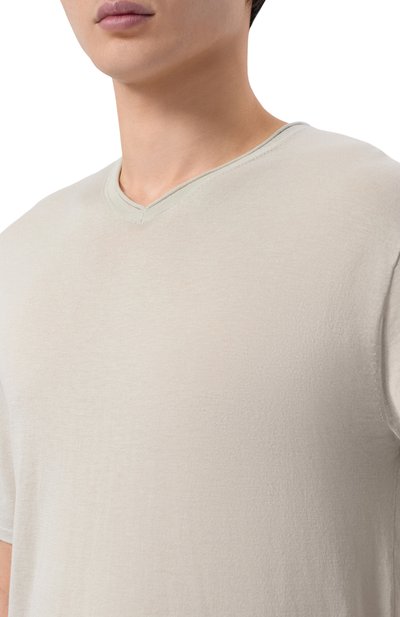 Футболка из шелка и хлопка 12 STOREEZ, арт. 137280, фото 5