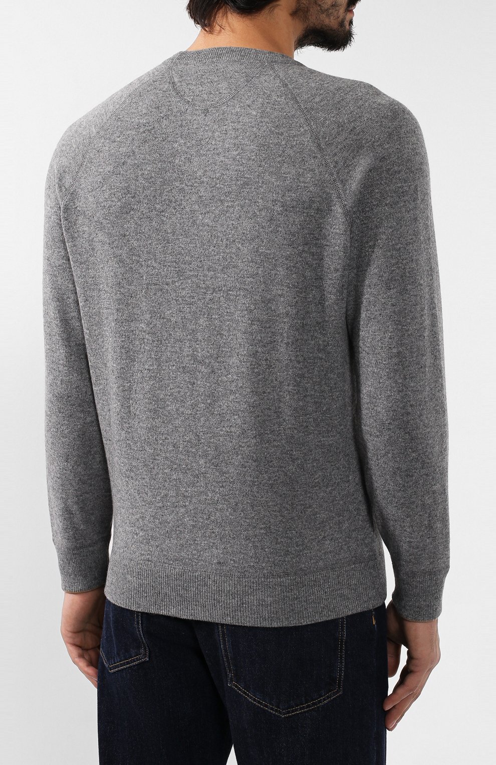 Джемпер из смеси шерсти и кашемира BRUNELLO CUCINELLI, арт. M3609218, фото 4