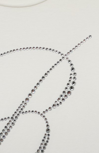 Хлопковая футболка BLUMARINE, арт. IA3074J5003, фото 3