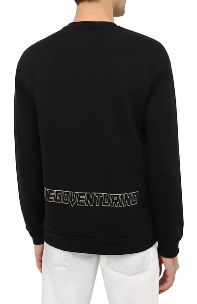 Хлопковый свитшот DIEGO VENTURINO, арт. FW20-DV FLG IRP, фото 4